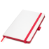 Ежедневник Arctic недатированный, белый/красный