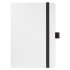 Ежедневник Arctic недатированный, белый/черный