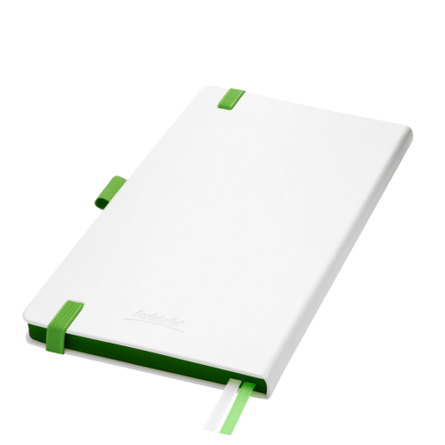 Ежедневник Arctic недатированный, белый/зеленый