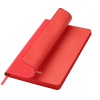 Ежедневник Latte soft touch недатированный, красный