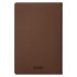 Блокнот Alpha slim, коричневый