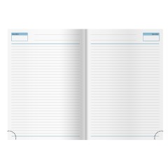 Ежедневник Manchester недатированный без календаря, апельсин