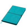 Ежедневник In Velour недатированный, бирюзовый