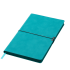 Ежедневник In Velour недатированный, бирюзовый