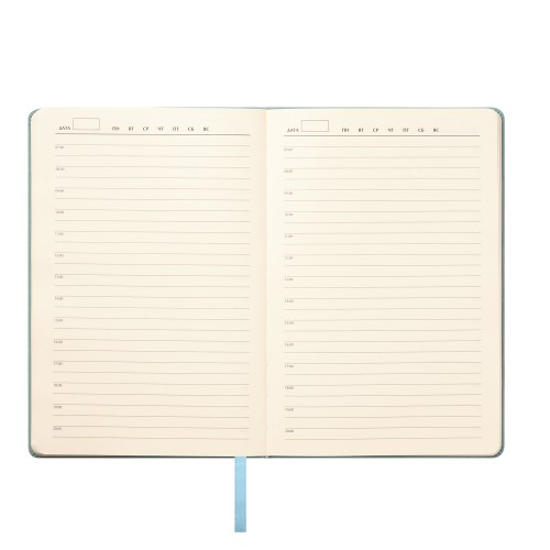 Ежедневник Stella недатированный с магнитом на обложке, бирюзовый