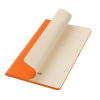 Блокнот Alpha slim, оранжевый Блокнот Alpha slim, оранжевый