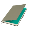 Ежедневник Alpha недатированный, серый/бирюзовый Ежедневник Alpha недатированный, серый/бирюзовый