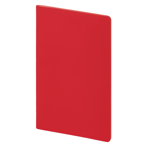 Блокнот Alpha slim, красный