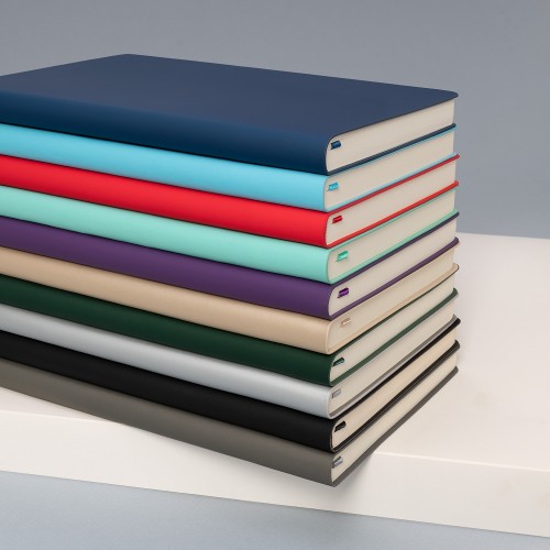 Ежедневник Spark недатированный, белое золото (с упаковкой, со стикерами)