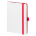 Ежедневник Arctic недатированный, белый/красный
