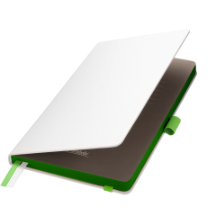 Ежедневник Arctic недатированный, белый/зеленый