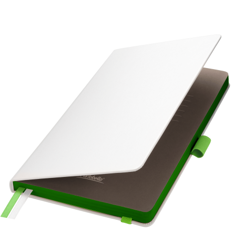 Ежедневник Arctic недатированный, белый/зеленый