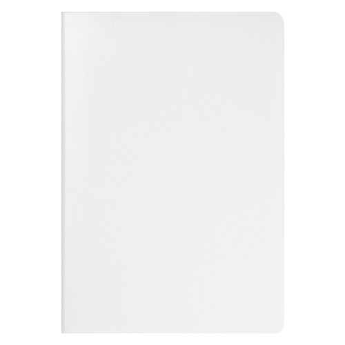 Ежедневник Galaxy недатированный, гибкая обложка, срез голограф. фольга, белый