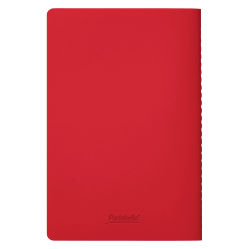 Блокнот Alpha slim, красный