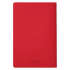 Блокнот Alpha slim, красный