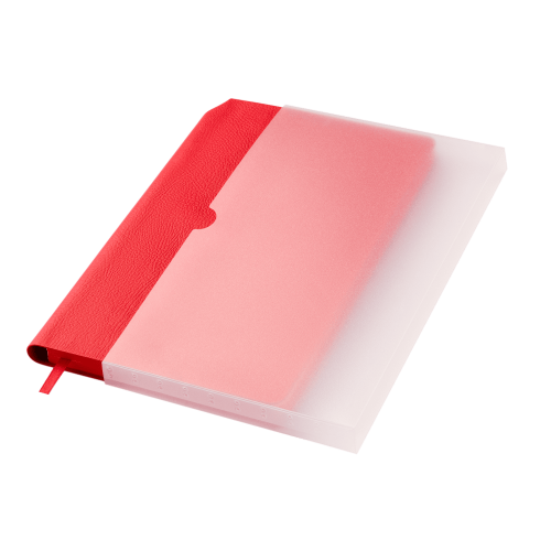 Ежедневник Molto недатированный, красный