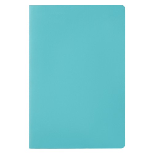 Блокнот Alpha slim, лазурный