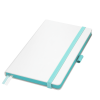 Ежедневник Arctic недатированный, белый/бирюзовый Ежедневник Arctic недатированный, белый/бирюзовый