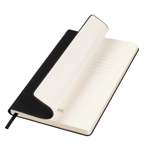 Ежедневник Spark недатированный, черный (с упаковкой, со стикерами)