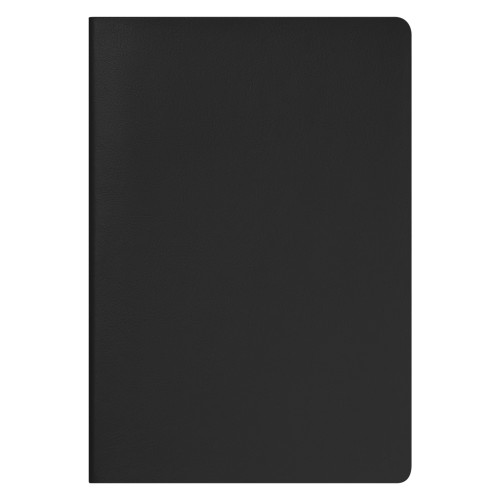 Ежедневник Galaxy недатированный, гибкая обложка, срез голограф. фольга, черный