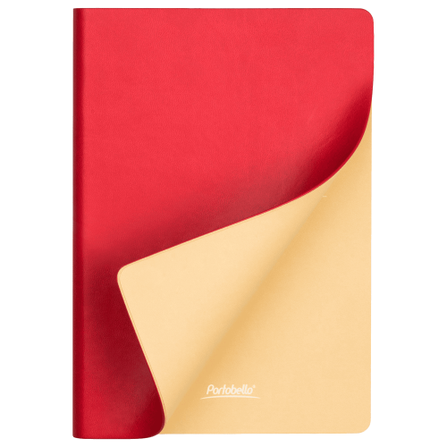 Ежедневник Latte NEW недатированный, красный/бежевый (без упаковки, без стикера)