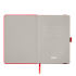 Ежедневник Alpha недатированный, красный/серый