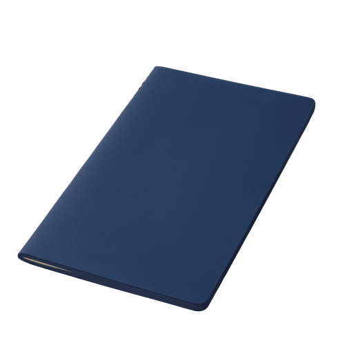 Блокнот Alpha slim, синий