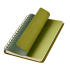 Ежедневник Vista недатированный, зеленый/салатовый