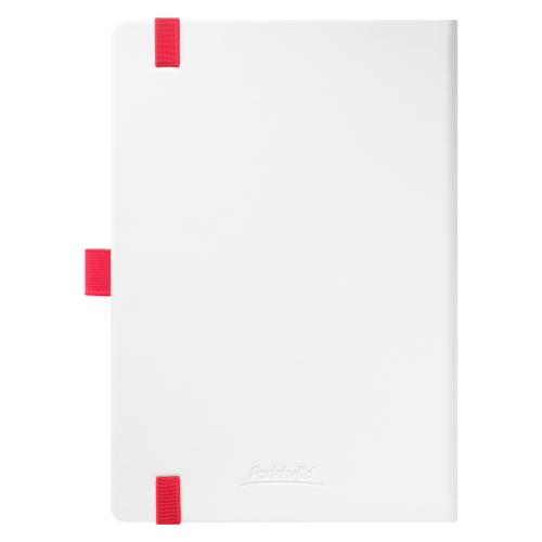 Ежедневник Arctic недатированный, белый/красный