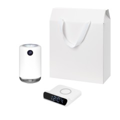 Подарочный набор Блисс (Bliss), Ригель (Rigel), белый (увлажнитель воздуха, зарядное устройство)