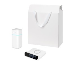 Подарочный набор Клауд НЕО, Ригель (Cloud NEO, Rigel), белый (увлажнитель воздуха, зарядное устройство)