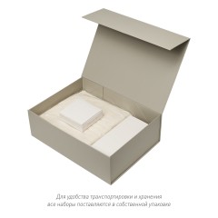 Подарочный набор Кристалл, Онор (Crystal, Honor), черный (увлажнитель воздуха, зарядное устройство)