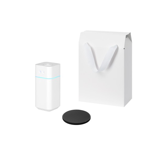 Подарочный набор Клауд НЕО, Аурис (Cloud NEO, Auris), черный (увлажнитель воздуха, зарядное устройство)