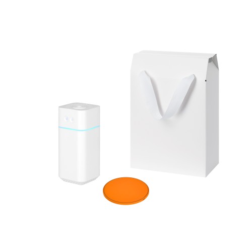 Подарочный набор Клауд НЕО, Аурис (Cloud NEO, Auris), оранжевый (увлажнитель воздуха, зарядное устройство)