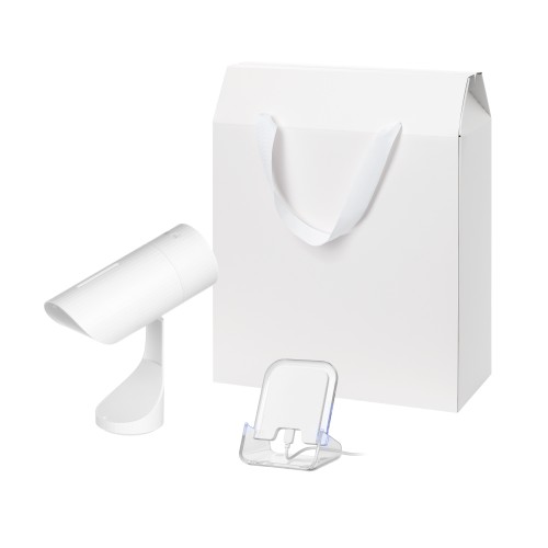 Подарочный набор Призма, Гласс НЕО (Prisma, Gloss NEO), белый (увлажнитель воздуха, зарядное устройство)