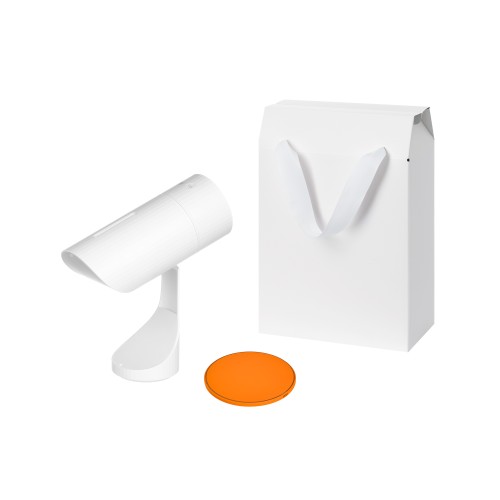 Подарочный набор Призма, Аурис (Prisma, Auris), оранжевый (увлажнитель воздуха, зарядное устройство)