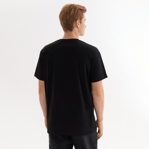 Футболка унисекс KRIS, 100% хлопок, 150 гр., черная, размер XXXL