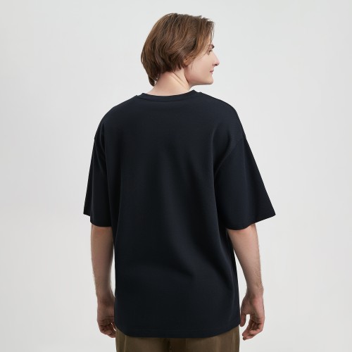 Футболка унисекс премиум Аура (Aura), 100% хлопок 200гр. черный