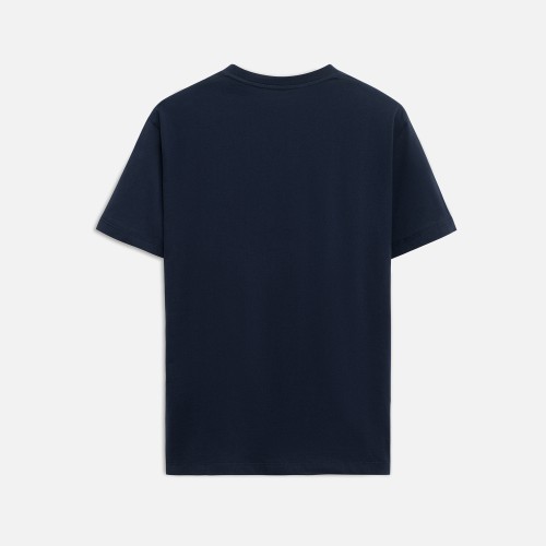 Футболка унисекс KRIS, 100% хлопок, 150 гр., темно-синяя, размер XS