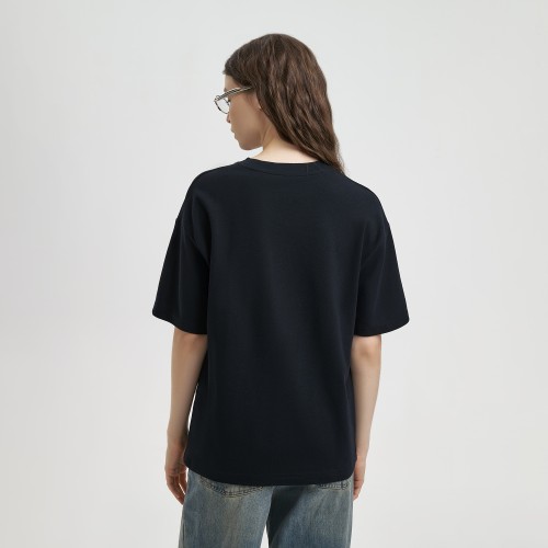 Футболка унисекс премиум Аура (Aura), 100% хлопок 200гр. черный