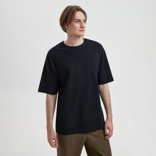 Футболка унисекс премиум Аура (Aura), 100% хлопок 200гр. черный