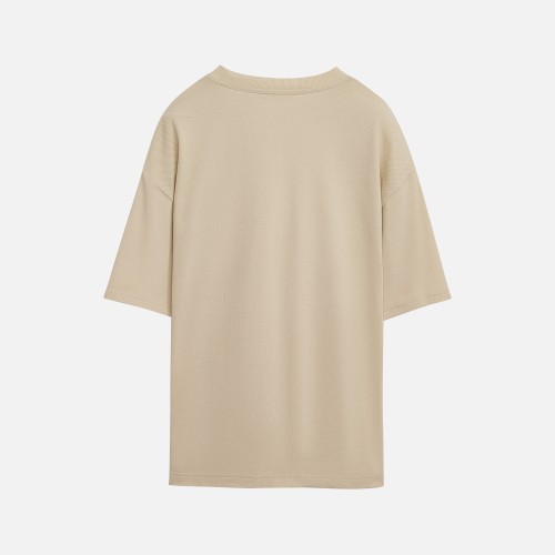 Футболка унисекс премиум Аура (Aura), 100% хлопок 200гр. бежевый