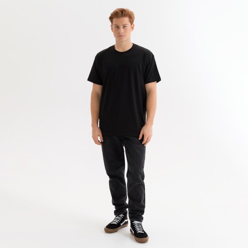 Футболка унисекс KRIS, 100% хлопок, 150 гр., черная