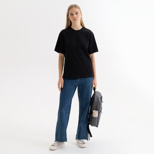 Футболка унисекс RUST, 100% хлопок, 240 гр., черная, размер M