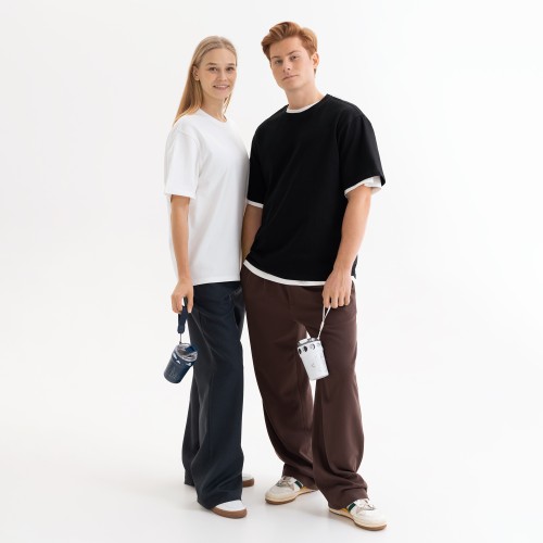 Футболка унисекс RUST, 100% хлопок, 240 гр., черная, размер XS