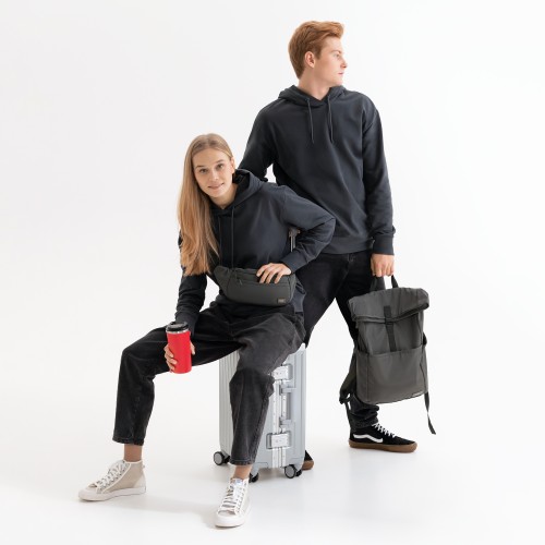 Худи с капюшоном, унисекс  ALEX антрацит