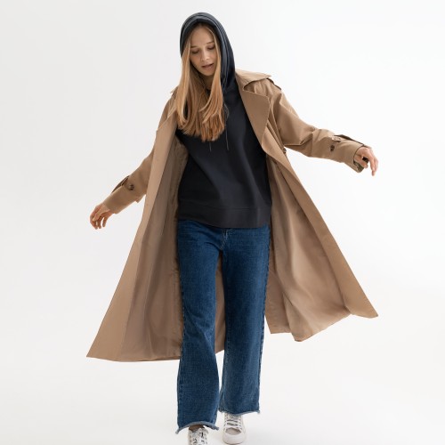 Худи с капюшоном, унисекс ALEX антрацит, размер L