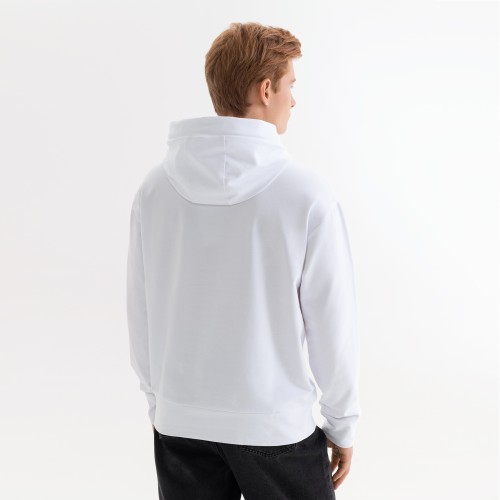 Худи с капюшоном, унисекс  ALEX белый, размер XL