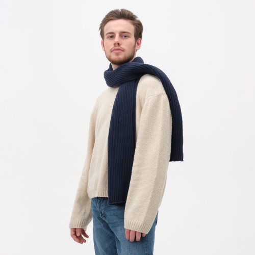 Шарф Форгес (Forges) вязаный, синий