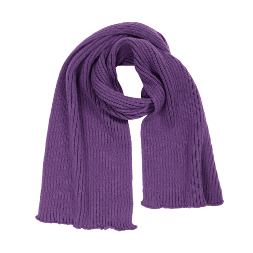 Шарф Форгес (Forges) вязаный, фиолетовый